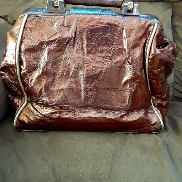 Bronze and gold handbag - Picture 2 of 8